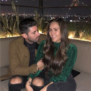 Emerald green long sleeve blouse